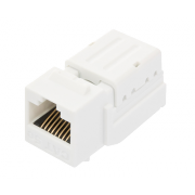 Модуль-вставка Nikomax, типа KeyStone, CAT5e, RJ45/8P8C, неэкранированный, белый - 