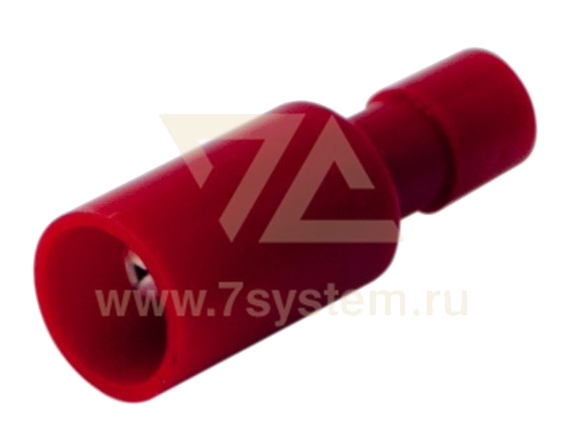 Разъем полностью изолированный круглый (штекер) AEM1.25-156A Rexant, 100 шт/упак