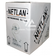 Кабель UTP 2PR 24AWG CAT5 Netlan, наружный, 305 м - 