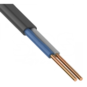 Кабель силовой ВВГ-Пнг(А) 2 x 1.5 мм ож 0.66 кВ ГОСТ, 100 м - 