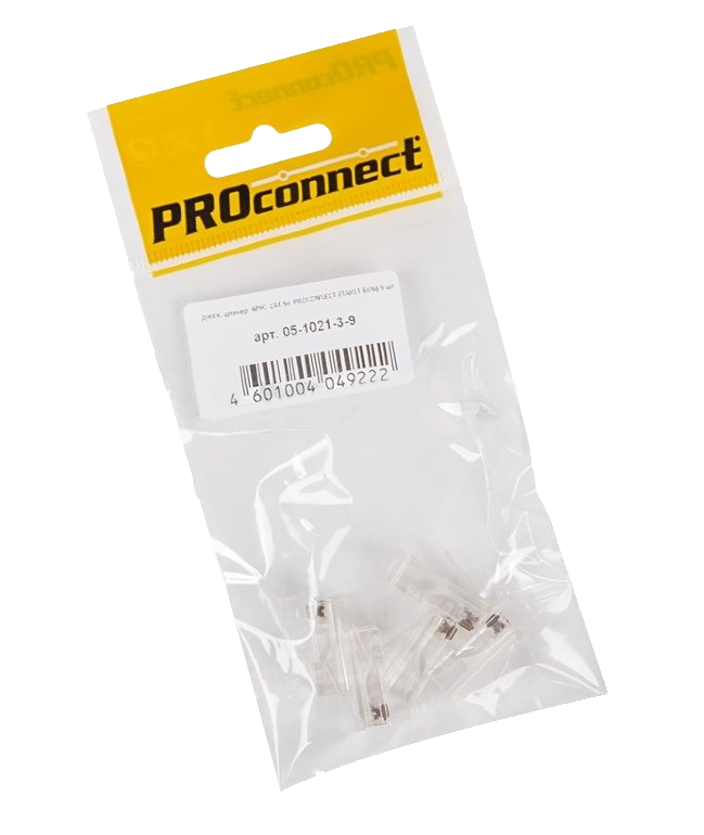 Разъем RJ45 8P8C CAT5е Proconnect, 5 шт/упак