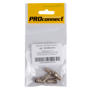 Разъем F(штекер) резьбовой на RG6 Proconnect, 5 шт/упак - 