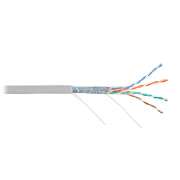 Кабель FTP 4PR 24AWG CAT5e Nikolan, серый, 305 м - 