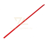Термоусадка 3.0 мм / 1.5 мм Rexant, красная, 200 м - 