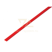 Термоусадка 4.0 мм / 2.0 мм Rexant, красная, 200 м - 