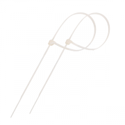 Хомут 200 мм x 2.5 мм Proconnect, белый, 100 шт - 