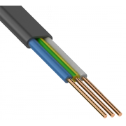 Кабель силовой ВВГ-Пнг(А) 3 x 1.5 мм, ок(N, PE)-0, 66, черный