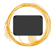 Делитель оптический 1x8, 1310/1550, равномерный, неоконцованный - 