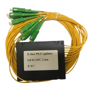 Делитель оптический PLC 1х8, пластмассовый корпус, SC/APC, 2 мм X-Line - 