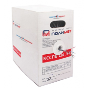 Кабель UTP 2PR 24AWG CAT5e Полимет, 500 м - 