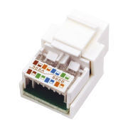 Гнездо-вставка RJ-45 Keystone Jack Rexant, CAT5e, тип-1, белая