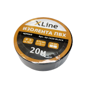 Изолента ПВХ 19 мм x 20 м X-Line, черная - 