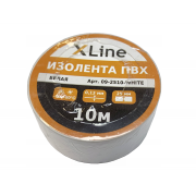 Изолента ПВХ 25 мм x 10 м X-Line, белая - 