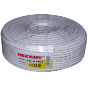 Кабель RG-6U Rexant, белый, 100 м - 