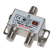 Делитель на 2 в упаковке 2-WAY Splitter Silver (+ 3 F-разъема) Rexant - 