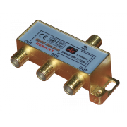 Делитель на 3 в упаковке 3-WAY Splitter Gold (+ 4 F-разъема) Rexant - 