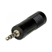 Переходник TRS(штекер) 3.5 мм - TRS(гнездо) 6.3 мм Rexant, стерео - 